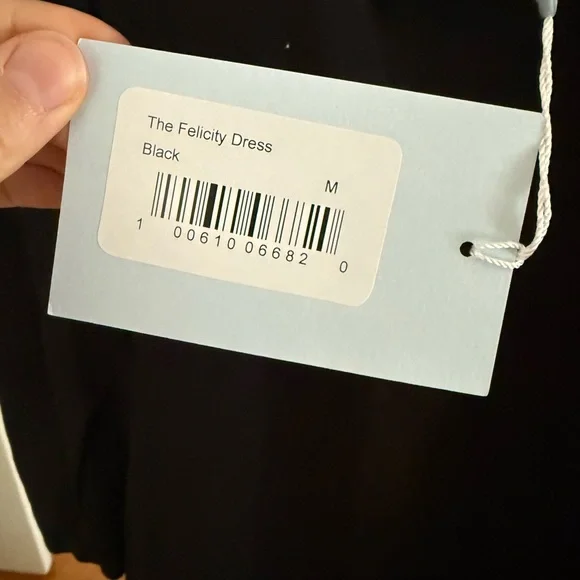 Hill House Felicity Dress - NWT M! Little Black Dress/Mini Summer Dress - Picture 6 of 6